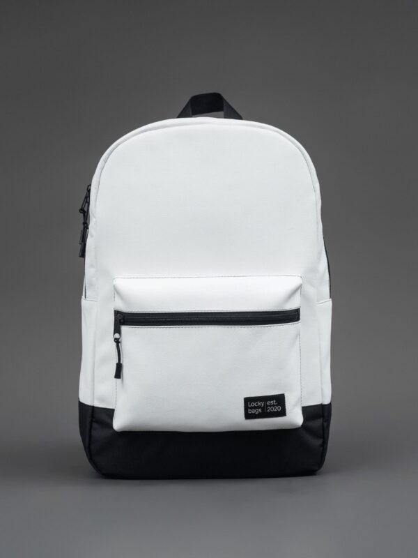 Рюкзак Classic экокожа белый