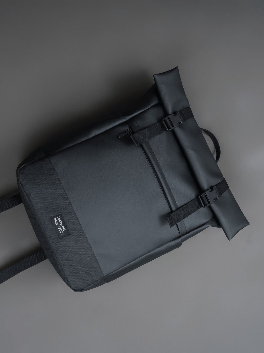 Рюкзак Space экокожа черный