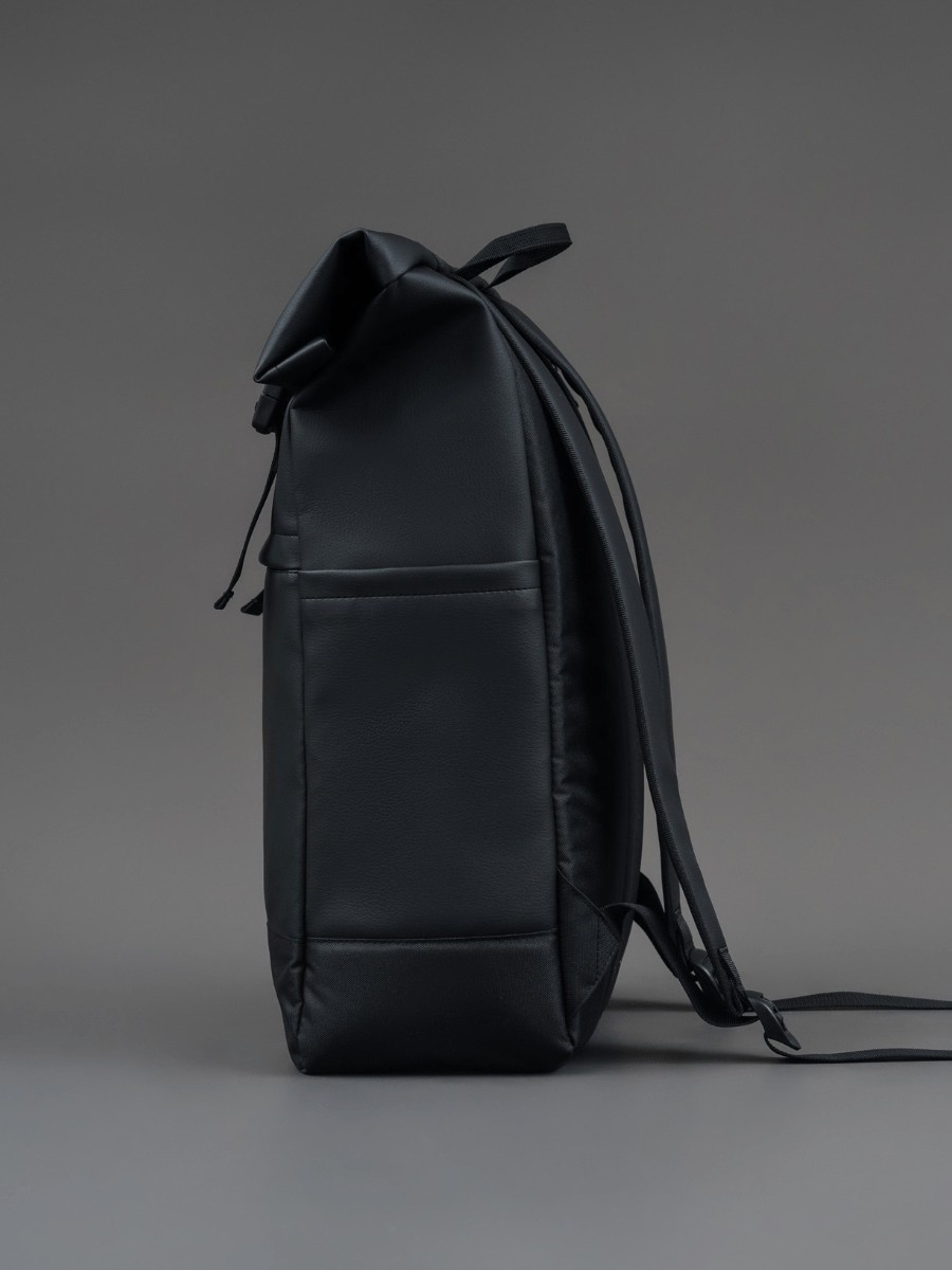 Рюкзак Space экокожа черный