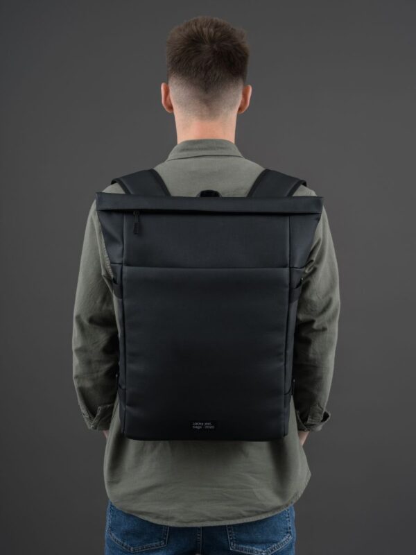 Рюкзак City экокожа чёрный