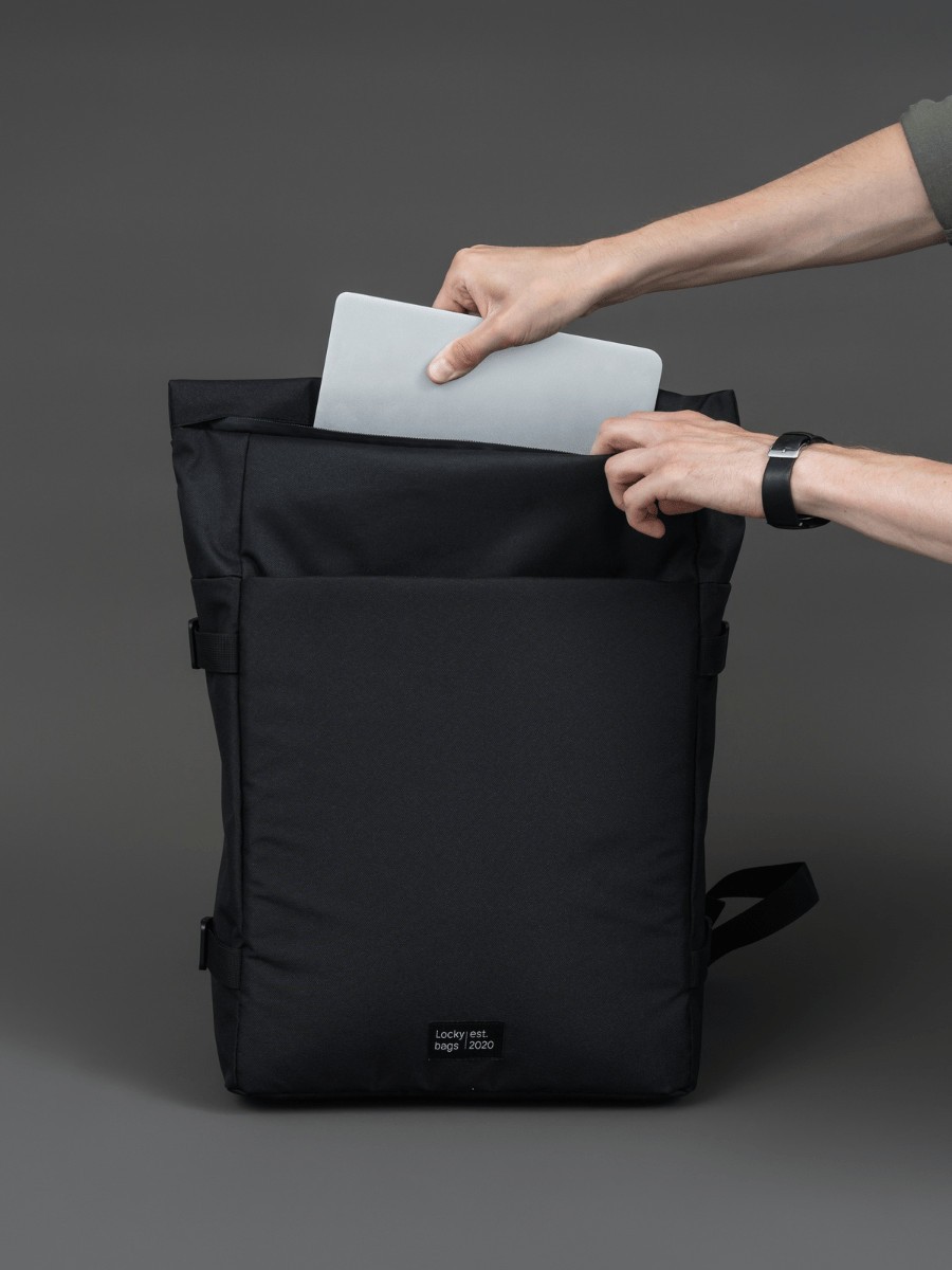 Рюкзак City тканевый чёрный