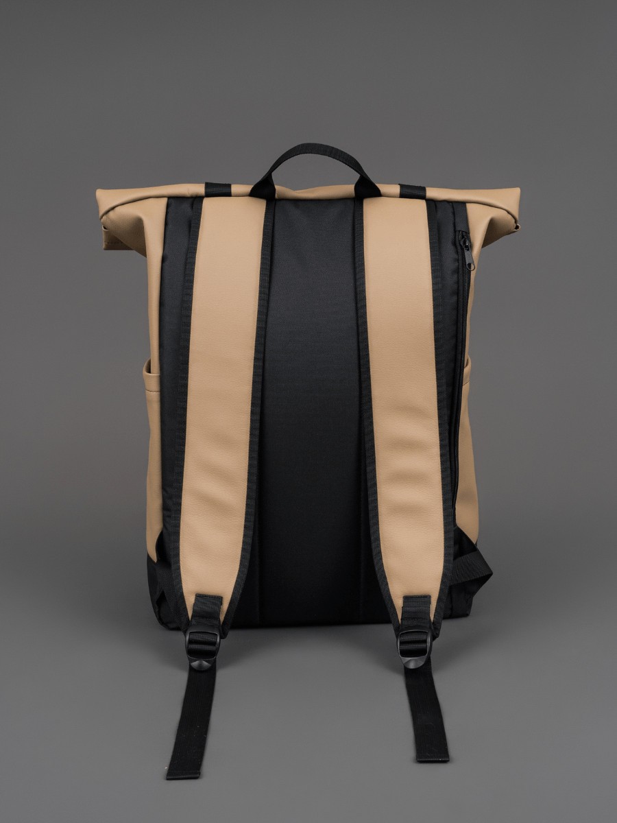 Рюкзак Space экокожа коричневый