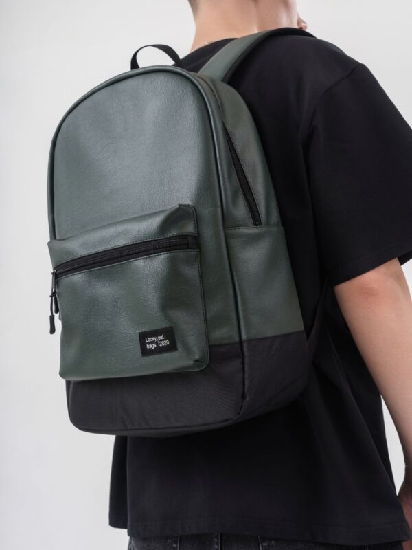 Рюкзак Classic экокожа зеленый