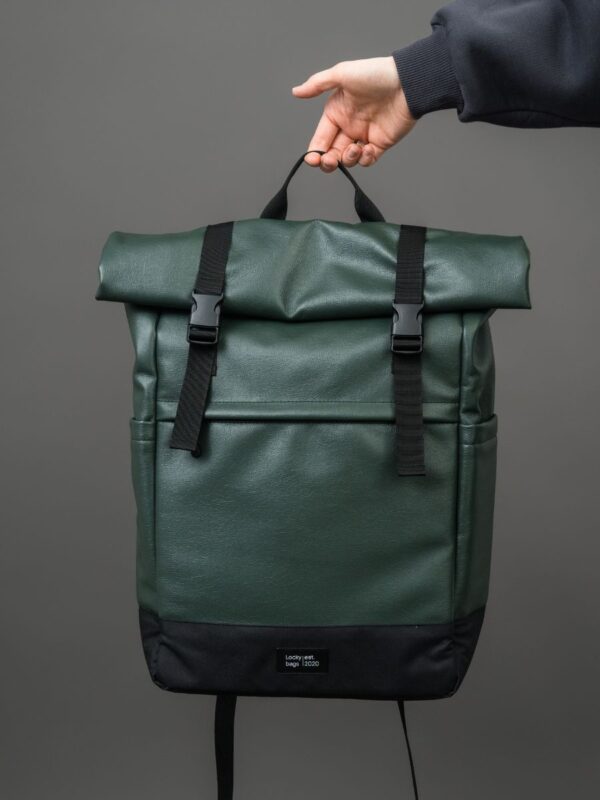 Рюкзак Space экокожа зелёный